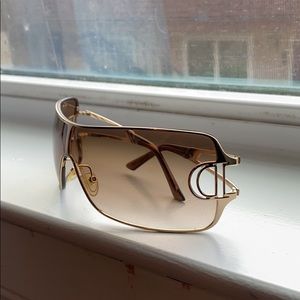 CHRISTIAN DIOR Diorissimo 2 Gold Sunglasses